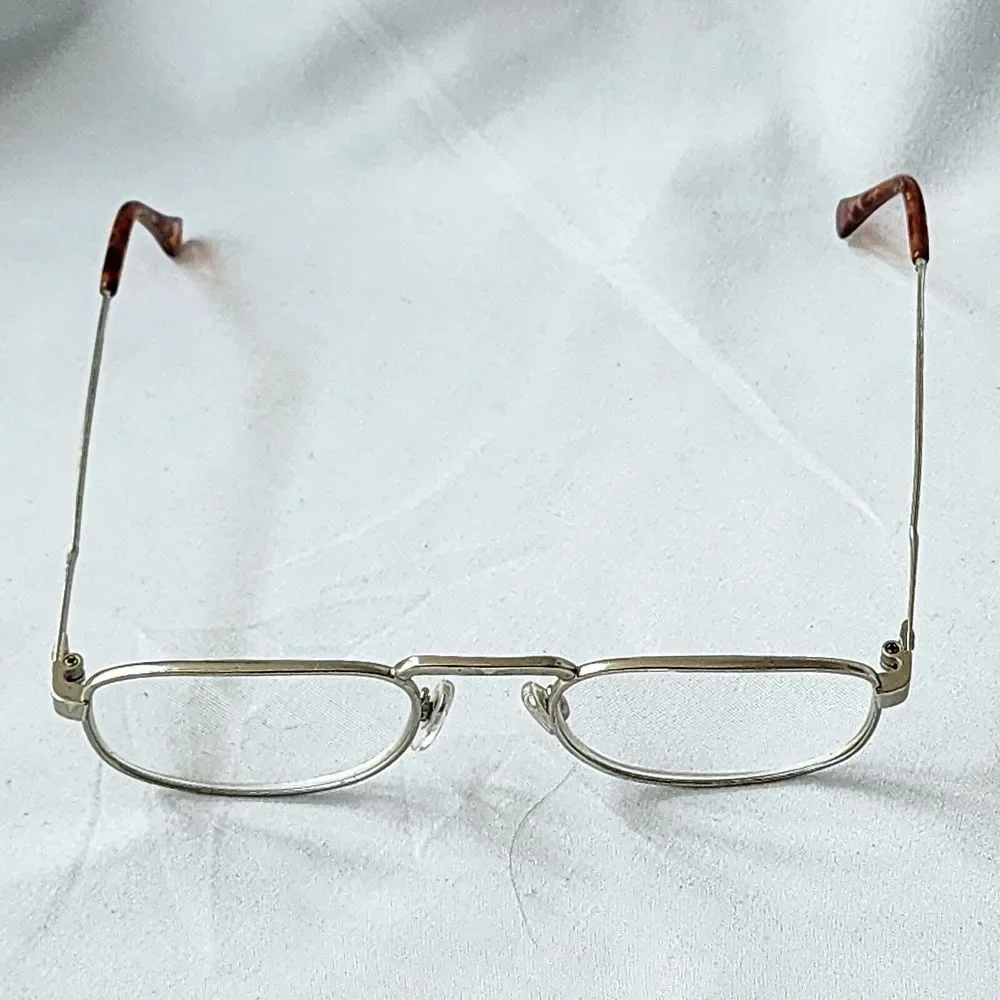 Foster‎ Grant 59001 Reading Glasses +2.25 Silver Tortoise Shell China Frame Only